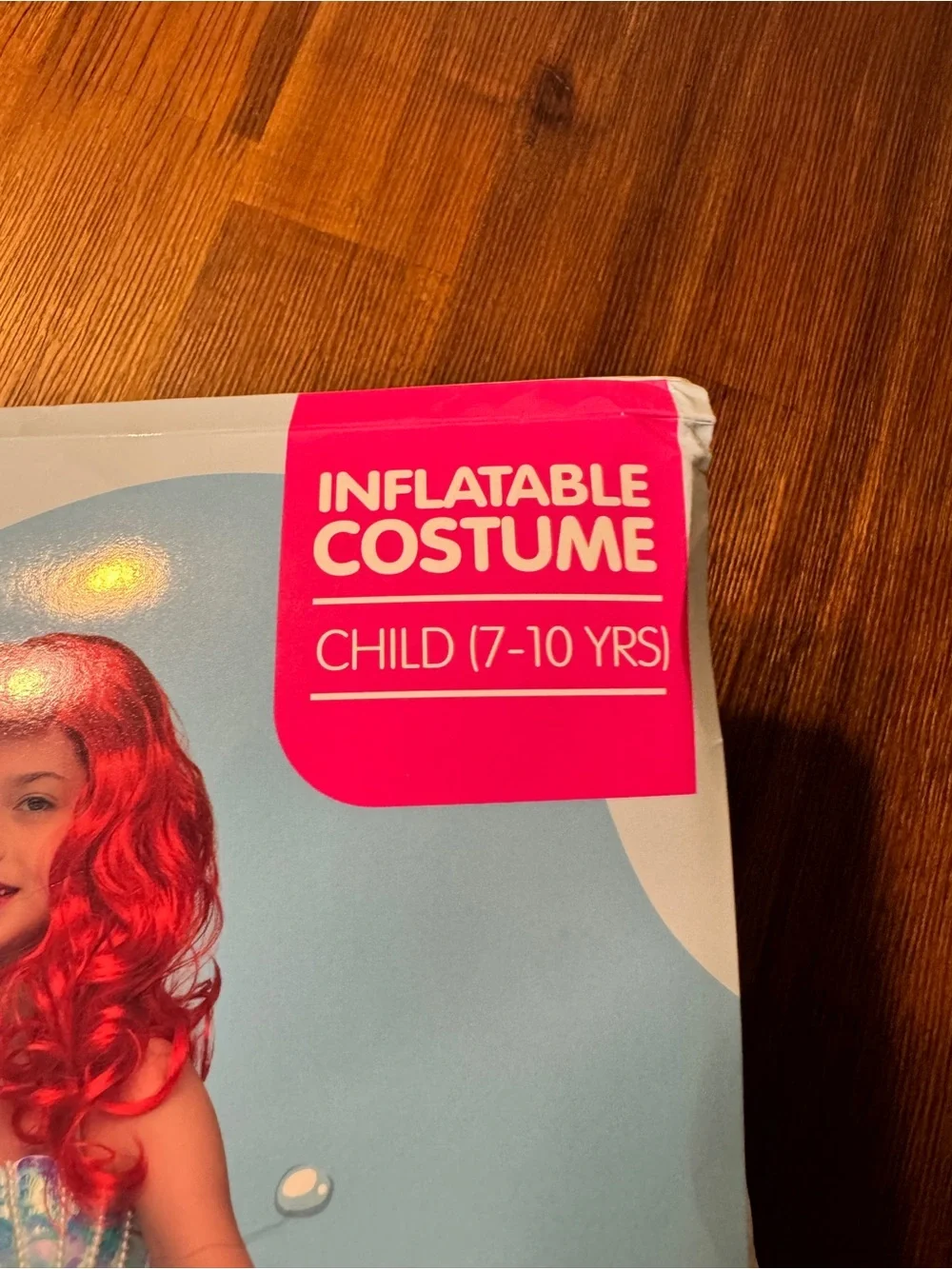 NWT - Puff Me Up Inflatable Mermaid in Bathtub Costume Child 7–10